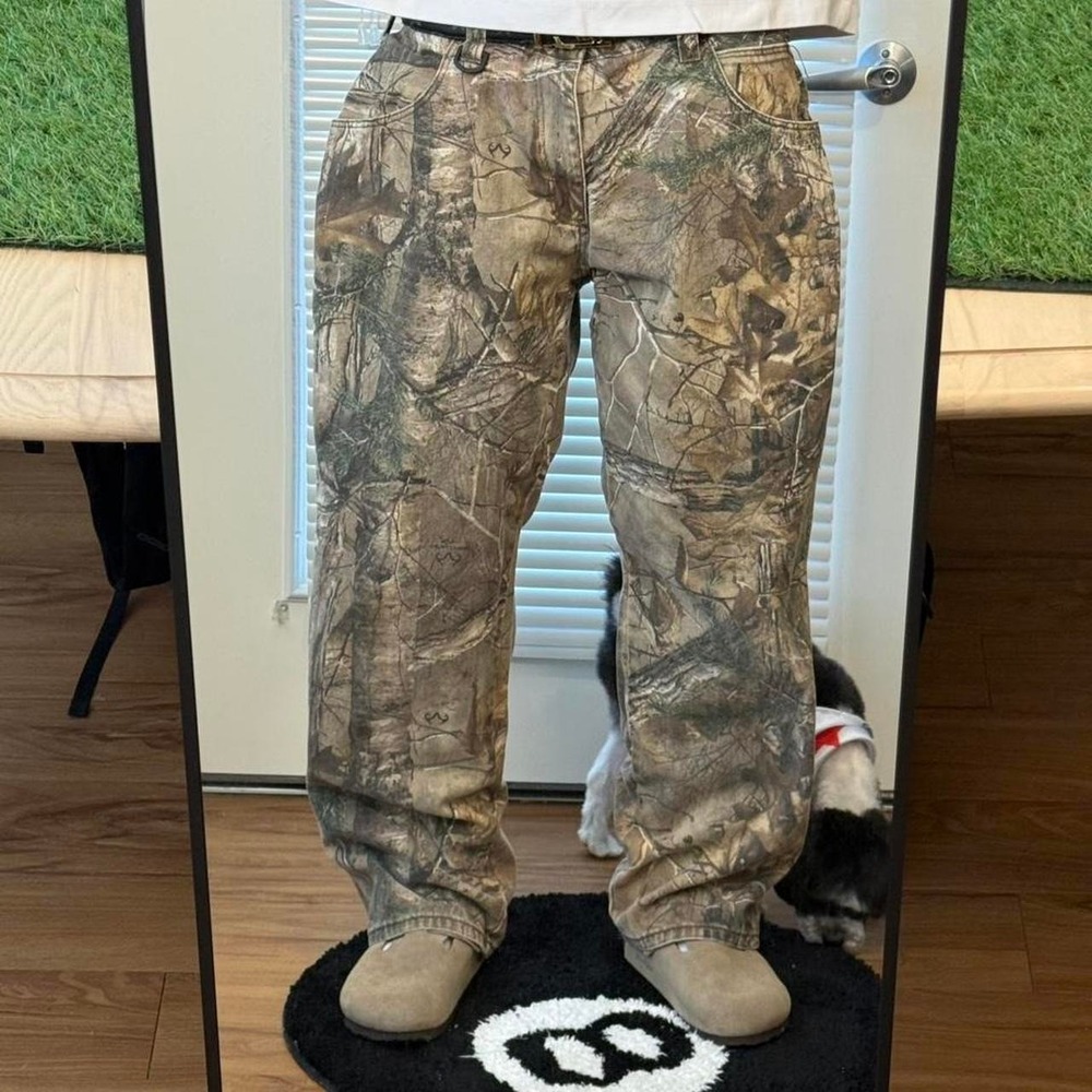 Y2K Realtree Camo Jeans 38x32 straight fit
